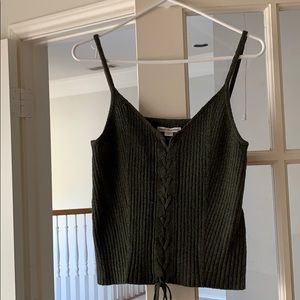 American Eagle Outfitters Olive Tank Top